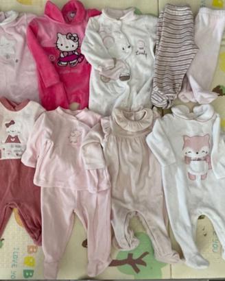 Set tutine ciniglia 3-6 mesi