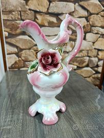 Brocca smaltata Capodimonte 