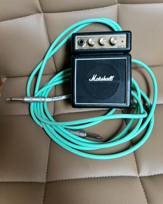 Marshall MS-2  con cavo Fender