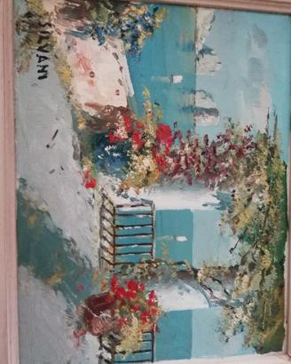 Quadro silvani olio