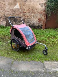 Carrello bici due posti leggero