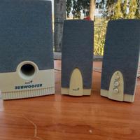 casse audio com subwoofer funzionante 