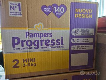 pannolini pampers progressi taglia 2