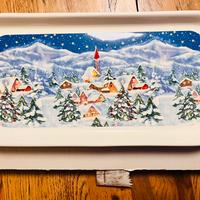 Piatto rettangolare Deruta Tomassini