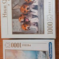 2 puzzle da 1000 pz cadauno