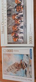 2 puzzle da 1000 pz cadauno