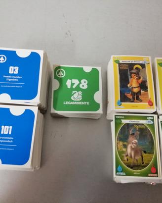 Card e figurine raccolta DESPAR STILTON SHREK