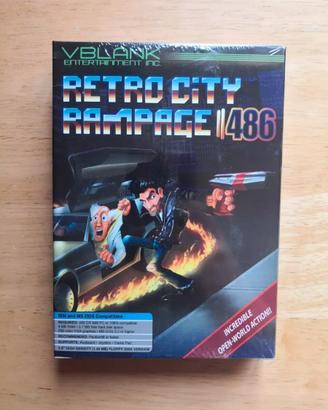 Gioco IBM PC Ms Dos RETRO CITY RAMPAGE 486 sigill.