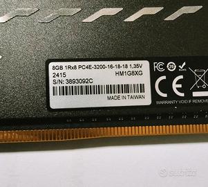 RAM DDR4 Lexar thor 16GB 2x8GB 3200MHz CL16