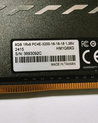 RAM DDR4 Lexar thor 16GB 2x8GB 3200MHz CL16