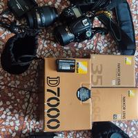 NIKON d7000 + obiettivi ed accessori