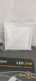 7 pannelli LED quadrati 24W 3000K luce calda 30x30