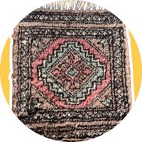 piccolo tappeto orientale bukhara nodi a mano