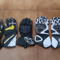 Stock guanti moto M