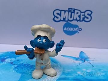 Puffi Puffo Cuoco Chef Cucchiaio 20042 Var. 5A ©Pe