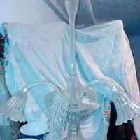 Art Déco Lampadario in vetro di Murano