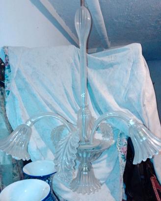 Art Déco Lampadario in vetro di Murano