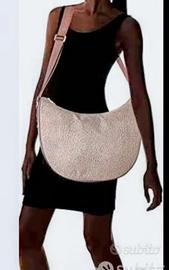 BORBONESE Luna Bag , Sabbia - Large - NUOVA