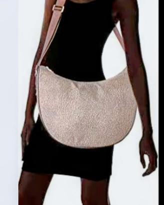 BORBONESE Luna Bag , Sabbia - Large - NUOVA