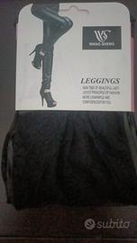 Leggings eleganti con pizzo nuovi confezionati