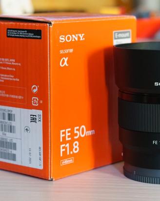 Obbiettivo Sony FE 50 1.8 (E-Mount)