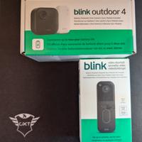 Kit Sicurezza Blink: Outdoor 4 + Video Doorbell 