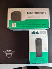 Kit Sicurezza Blink: Outdoor 4 + Video Doorbell 