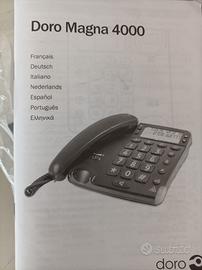 Telefono fisso casa anziani amplificato DORO MAGNA