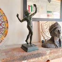 statua bronzo fauno danzante, 800