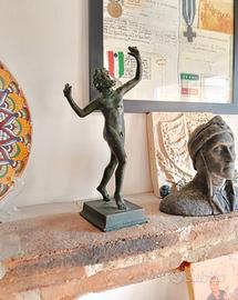 statua bronzo fauno danzante, 800