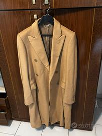 Cappotto lungo uomoin pura lana di cammello