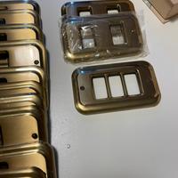 Placche Ottone 29 pezzi - Serie Bticino / Vimar