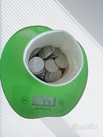 Lotto misto 450 gr. Monete in lire