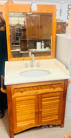 Mobile bagno con specchio  L 90  P 58