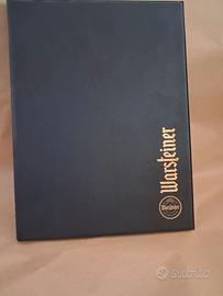 Warsteiner Portamenu Nero con Logo  4 pagine
