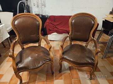 Poltrone antiquariato 