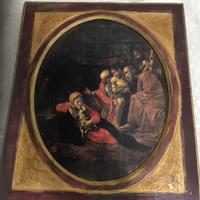 Icona sacra famiglia presepe