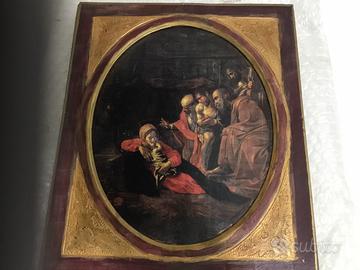 Icona sacra famiglia presepe