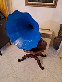 grammofono antico monarch funzionante 