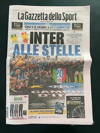 Inter 20º Scudetto - La Gazzetta dello Sport