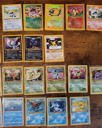 Lotto carte Pokemon vintage