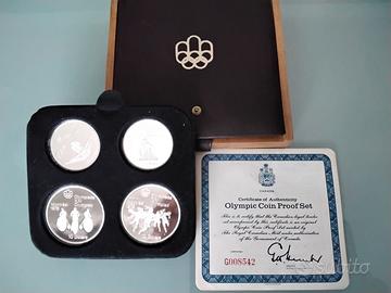 5/10 $ Canada Olimpiadi Montreal 1976 argento 925