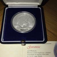 Un dollaro d'argento Australia - 999