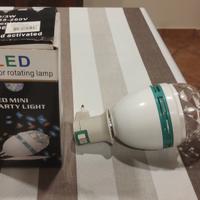 luce discoteca rotante multicolor