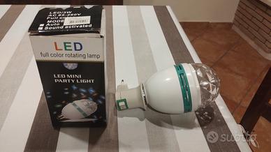 luce discoteca rotante multicolor