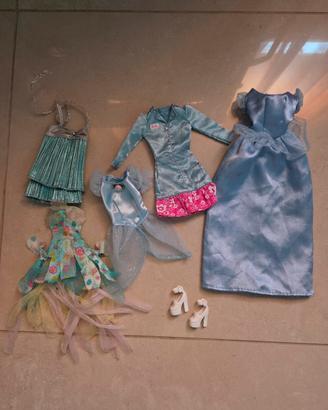 Lotto vestiti barbie 