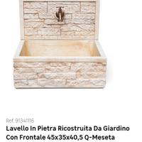 lavandino+paraschizzi da giardino.