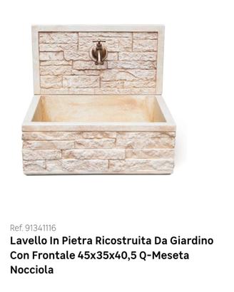 lavandino+paraschizzi da giardino.