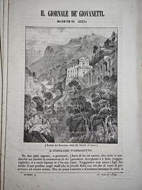 1842 Giornale Giovanetti  SS Trinità Cava Salerno 