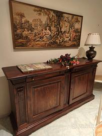 Credenza mobile in legno noce